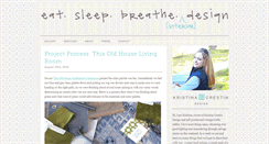 Desktop Screenshot of eatsleepbreatheinteriordesign.com